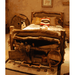 Wasatch log furniture timpview aspen bed 65