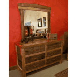 Wasatch Reclaimed Furniture - Black Mountain Dresser - 6 Drawer