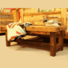 Wasatch Reclaimed Furniture - Black Mountain Dressing Bench