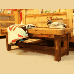 Wasatch Reclaimed Furniture - Black Mountain Dressing Bench