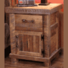 Wasatch Reclaimed Furniture - Black Mountain Nightstand - Enclosed