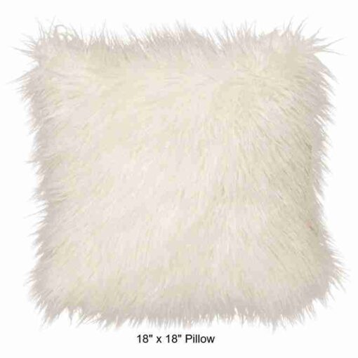 Llama snow faux fur throw blanket by wooded river - image 2
