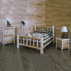 Wildwood Rustics White Cedar Log Bedroom Set
