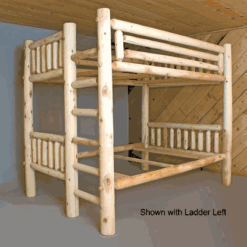 Wildwood Rustics White Cedar Log Bunk Bed