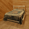 Wildwood Rustics Mountain Collection White Cedar Log Bed