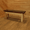Wildwood Rustics Mountain Collection White Cedar Log Bench