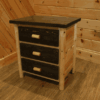 Wildwood Rustics Mountain Collection White Cedar Log Chest - 3-Drawer