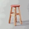 Wildwood Rustics Red Cedar Log Bar Stool