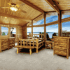 Wildwood Rustics Red Cedar Log Bedroom Set