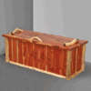 Wildwood Rustics Red Cedar Log Blanket Chest