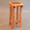 Wildwood Rustics Red Cedar Log Nightstand - Small