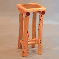 Wildwood Rustics Red Cedar Log Nightstand - Small