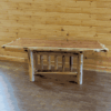 Wildwood Rustics Red Cedar Log Trestle Table