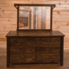 Wildwood Rustics Rough Sawn Pine Dresser - 6 Drawer
