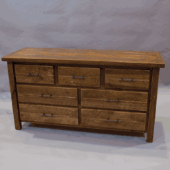 Wildwood Rustics Rough Sawn Pine Dresser - 7 Drawer