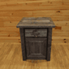 Wildwood Rustics Rough Sawn Pine Nightstand - 1 Door And 1 Drawer