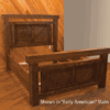 Wildwood Rustics Rough Sawn Pine Panel Bed