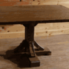 Wildwood Rustics Rough Sawn Pine Pedestal Dining Table
