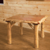Wildwood Rustics Red Cedar Log Family Dining Table