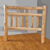 Wildwood Rustics Turkey Foot Red Cedar Log Headboard