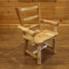 Wildwood Rustics White Cedar Log Captain'S Chair