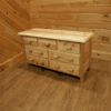 Wildwood Rustics White Cedar Log Dresser - 7 Drawer