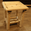 Wildwood Rustics White Cedar Open Log Nightstand/End Table
