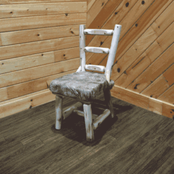 Wildwood rustics white cedar log octagon dining table 48