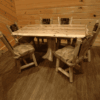 Wildwood Rustics White Cedar Log Stump Table