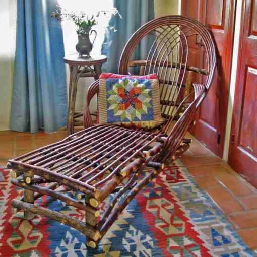 Willow chaise lounge - twig chaise lounge