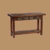 Wyoming Reclaimed Wood 2 Drawer Sofa Table
