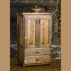Wyoming Reclaimed Wood Armoire - 2 Drawer