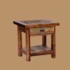 Wyoming Reclaimed Wood End Table - 1 Drawer