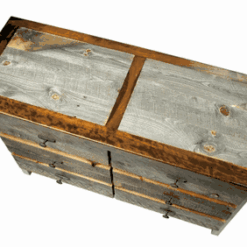 Wyoming reclaimed wood seven drawer dresser 93