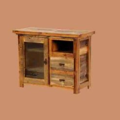 Wyoming Reclaimed Wood Television Center - 44"