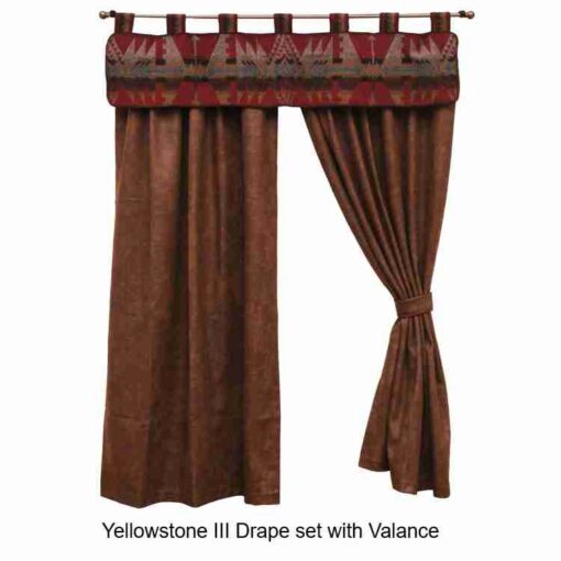 Yellowstone iii valance by wooded river - image 2