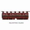 Yellowstone III Valance by Wooded River