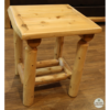 Wildwood Rustics White Cedar Open Log Nightstand/End Table
