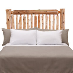 Fireside Lodge Spindle Log Headboard
