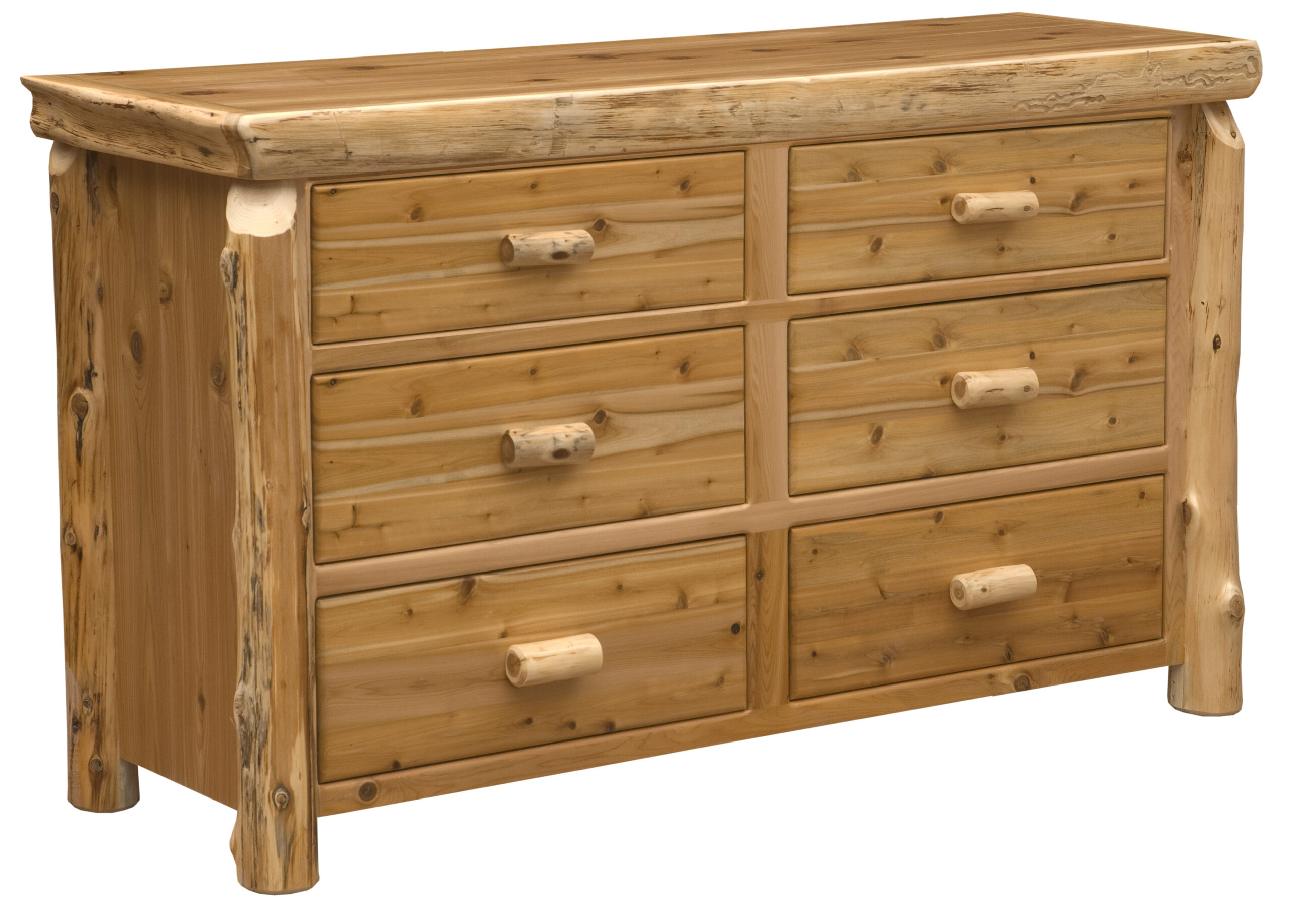 Fireside Lodge Cedar Log Dresser - 6 Drawer 1 Fireside lodge cedar log dresser - 6 drawer