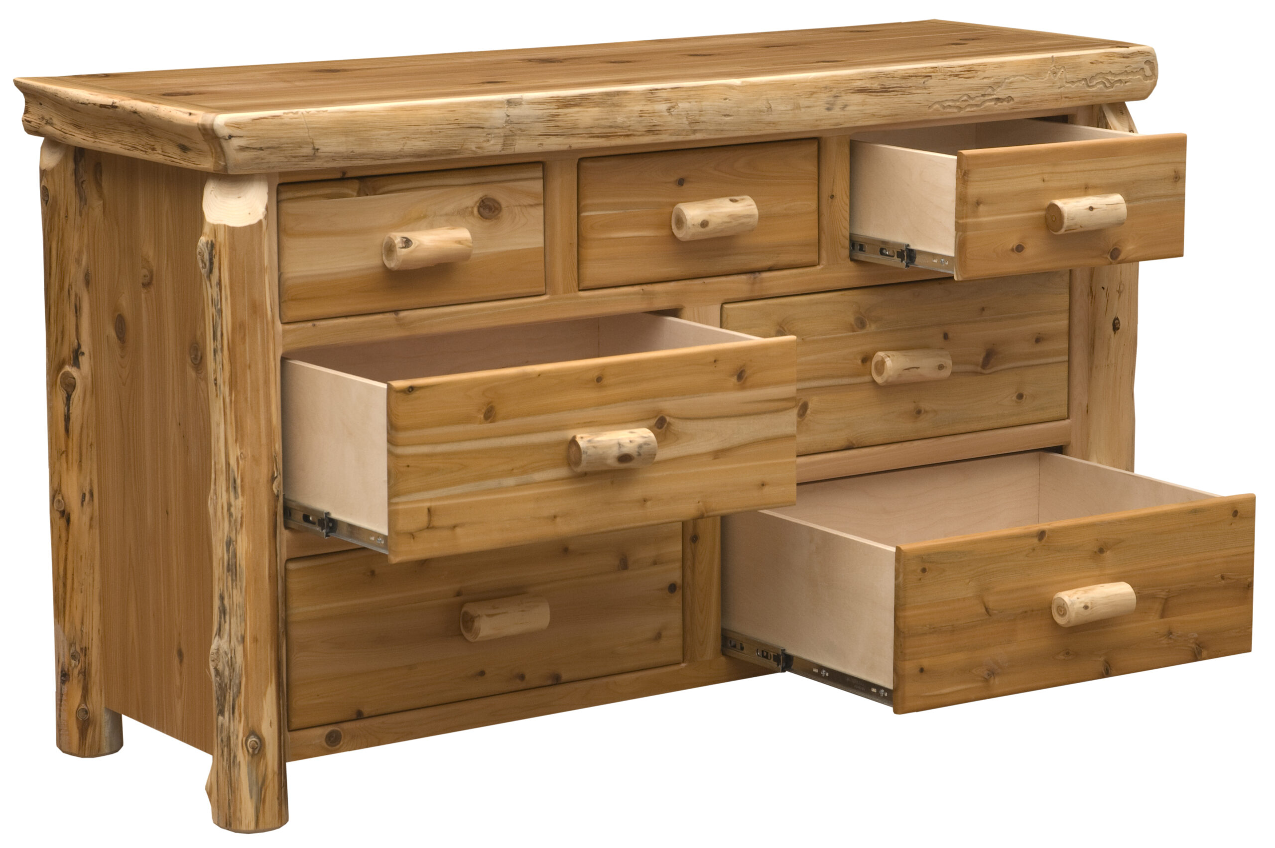 Fireside Lodge Cedar Log Dresser - 7 Drawer 2 fireside lodge cedar log dresser - 7 drawer - image 2