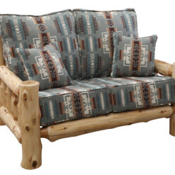 Cedar Log Loveseat