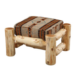 Fireside Lodge Cedar Log Ottoman For Lounge Chair 5 13060 30