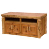 Fireside Lodge Cedar Log Widescreen TV Stand