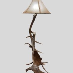 Alternative view of Peak Elk & Moose Antler Floor Lamp
