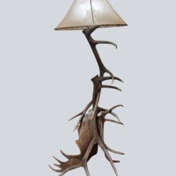 Peak Elk & Moose Antler Floor Lamp