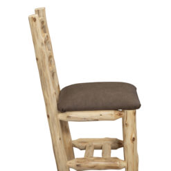 Alternative view of Fireside Lodge Cedar Log Upholstered Side Chair