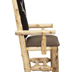 Alternative view of Fireside Lodge High Back Upholstered Arm Chair