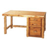 Fireside Lodge Cedar Log File Desk