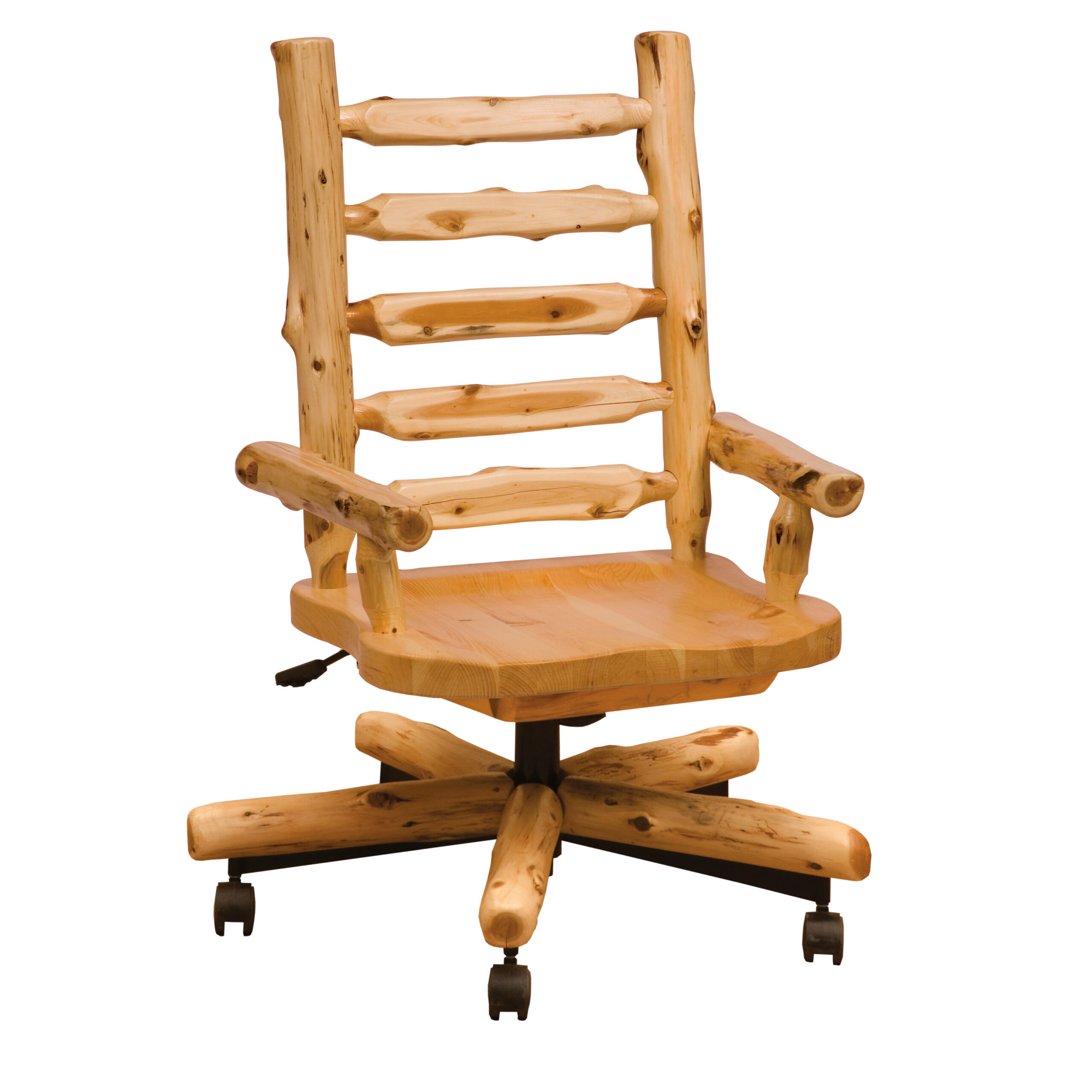 Fireside Lodge Cedar Log Executive Chair 1 Fireside lodge cedar log executive chair